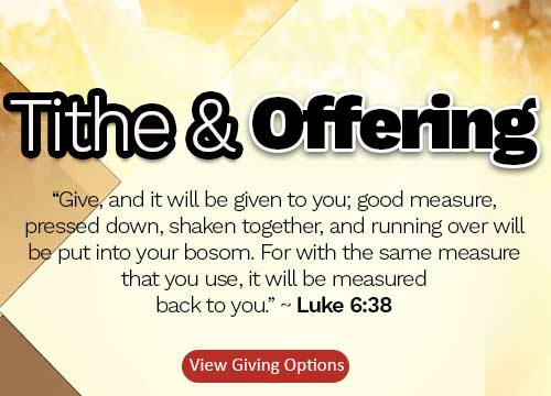 Tithing and Offering